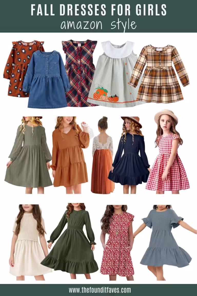 Fall Dresses for Girls Found at Amazon